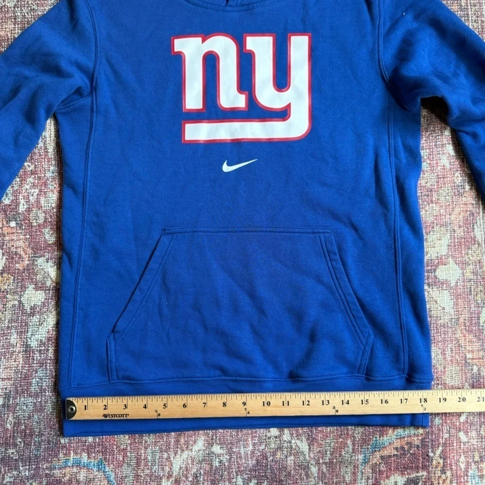 Nike Boys XL 18/20 Blue NY Giants Hoodie Sweatshirt